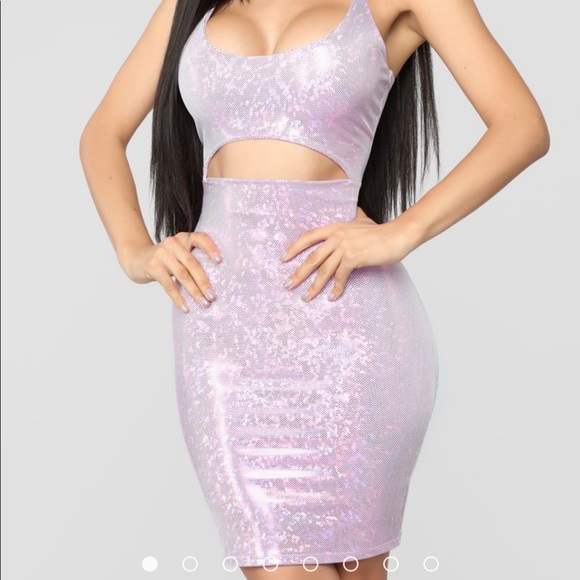 FASHIONNOVA METALLIC DRESS - Picture 2 of 4